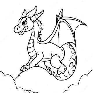 Rozmalovka Z Velichnim Ender Drakonom U Nebi 100958-39435