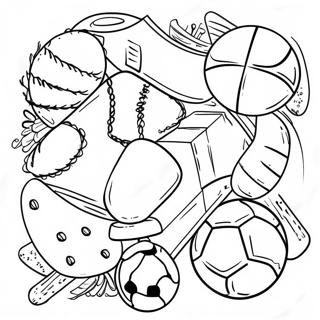 Rozmalovka Zakhopliuiuchikh Sportivnikh Aktivnostei K 12 101525-39991