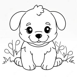 Charivne Pukhnaste Shchenia Rozmalovka 102862-41020