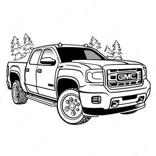 Rozmalovka Pikapa Gmc Sierra 105101-42762