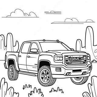 Rozmalovka Pikapa Gmc Sierra 105101-42764