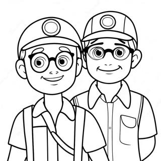 Rozmalovka Prigodi Blippi Ta Mika 105588-43151