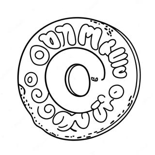 Rozmalovka Logotipu Dunkin Donuts 105741-43268