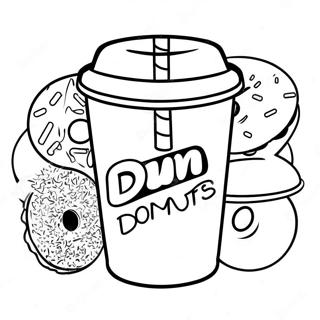 Rozmalovka Kolorovoyi Chashki Dunkin Donuts 105742-43272