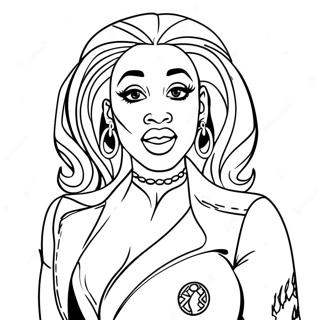 Kardi Bi Z Kolorovim Volossiam Rozmalovka 105847-43355