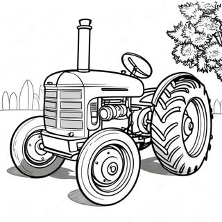 Rozmalovka Vintazhnogo Traktora Case 107052-44290