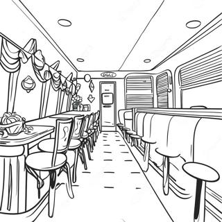 Rozmalovka Vintazhnogo Kafe 1950 Kh 107306 44493