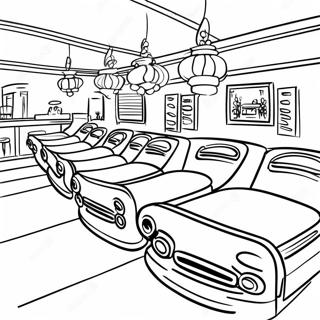 Rozmalovka Vintazhnogo Kafe 1950 Kh 107306 44495