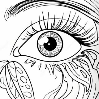 Realistichnii Portret Oka Dlia Rozmalovki 108050-45077