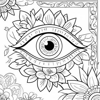 Mistichne Oko Z Kvitami Dlia Rozmalovki 108052-45088