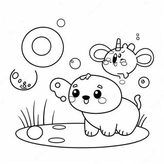 Rozmalovka Milivi Tvarini Shcho Graiut Z Bulbashkami 108182-45187