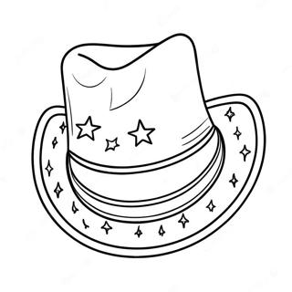 Rozmalovka Iaskravogo Kovboiskogo Kapeliukha Z Zirkami 109056-45853