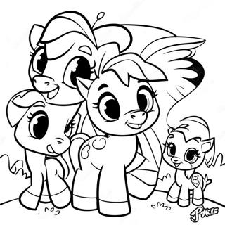 Shchaslivii Iabluchnii Dzhek Z Druziami Rozmalovka 109624 46368