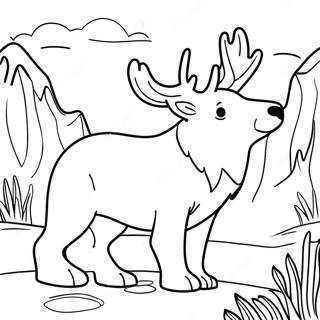 Rozmalovka Prigodnitskoyi Dikoyi Prirodi Aliaski 110242-46850