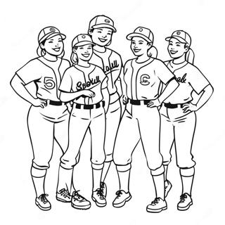 Charivna Rozmalovka Komandi Z Softbolu 111064-47510