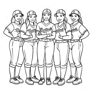 Charivna Rozmalovka Komandi Z Softbolu 111064-47512