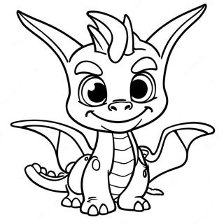 Розмальовка Спайро Дракона З Skylanders Розмальовки