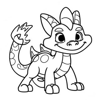 Розмальовка Спайро Дракона З Skylanders Розмальовки