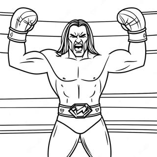 Розмальовка Чемпіонського Матчу Wwe Розмальовки