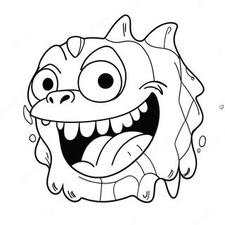 Smishnii Monstr Z Velikim Rotom Rozmalovka 111217-47622