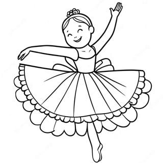 Gratsiozna Balerina Shcho Tantsiuie Rozmalovka 11165-546