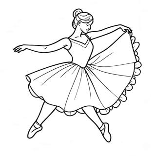 Gratsiozna Balerina Shcho Tantsiuie Rozmalovka 11165-547
