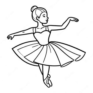 Gratsiozna Balerina Shcho Tantsiuie Rozmalovka 11165-548