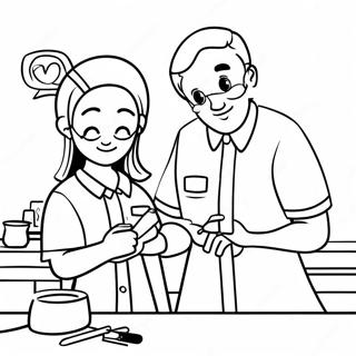 Rozmalovka Miloyi Flebotomistki Z Patsiientom 113038-49161