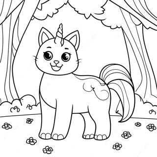 Charivnii Kit Iedinorig U Lisi Rozmalovka 11342 1049