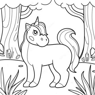 Charivnii Kit Iedinorig U Lisi Rozmalovka 11342 1052