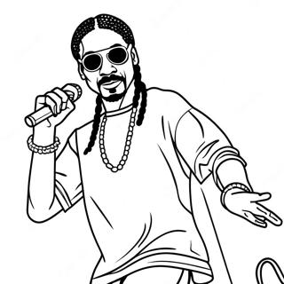 Rozmalovka Snup Dogg Na Stseni 113529-49555