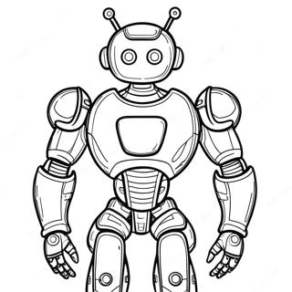Futuristichnii Robot Rozmalovka 11426-522