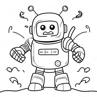 Zlii Robot U Boiu Rozmalovka 11428-2588