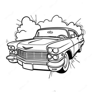 Sportivnii Kadilak Kupe Storinka Dlia Rozmalovki 116724-52198