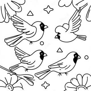 Rozmalovka Iaskravikh Kardinaliv U Poloti 118371 53455