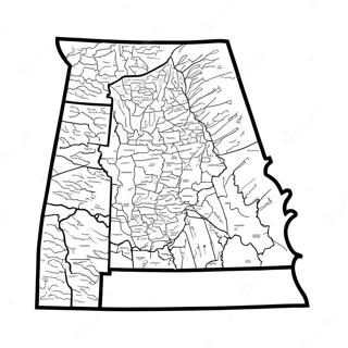 Kontur Shtatu Alabama Rozmalovka 120068-54888