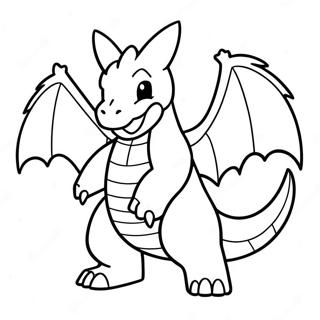 Charizard U Boiu Rozmalovka Розмальовки