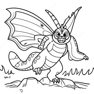 Rozmalovka Motri Shcho Bietsia Z Godzilloiu 120887-55535