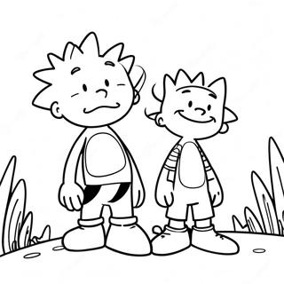 Rozmalovka Kalvina I Gobbsa V Prigodakh 121039-55649