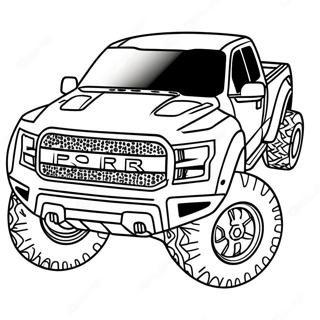 Rozmalovka Gonki Ford Raptor 121940-56532