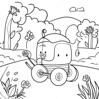 Rozmalovka Garten Of Banban 4 Buggy Huggy 124792-58883
