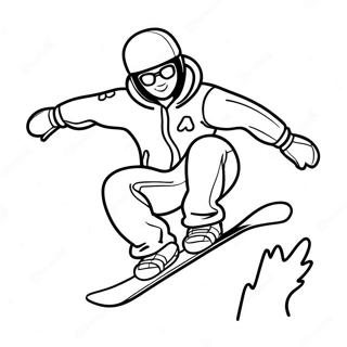 Prigodnitskii Snoubordist Shcho Stribaie Rozmalovka 125309-59290