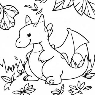 Charizard Z Osinnim Listiam Rozmalovka 125593-59513