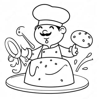 Shef Kukhar Shcho Peche Tort Rozmalovka 127684-61265