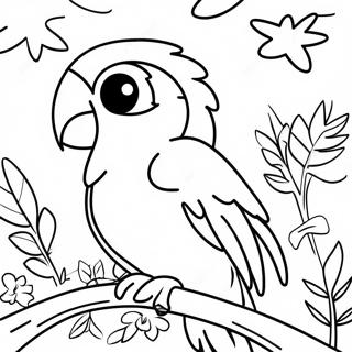 Iaskravii Ara V Tropichnomu Lisi Na Rozmalovtsi 127784-61333