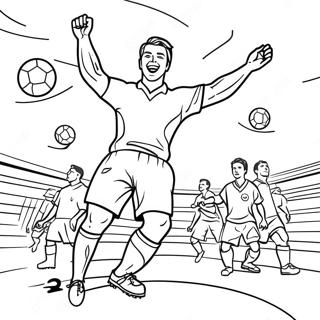 Zakhopliuiuchii Futbolnii Match Rozmalovka Розмальовки