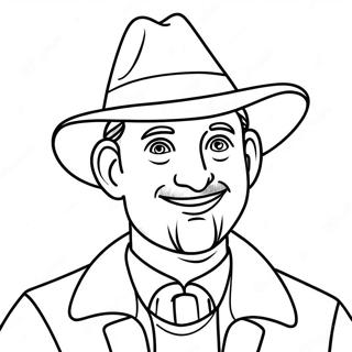 Shchaslivii Piligrim Z Kapeliukhom Rozmalovka 132848-65269