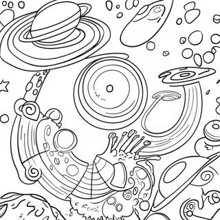 Velichna Stsena Kosmosu Dlia Rozmalovki 135267-67157