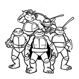 Tmnt 2012 Розмальовки