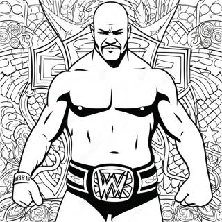 Rozmalovka Vikhodu Superzirki Wwe 135726-67513